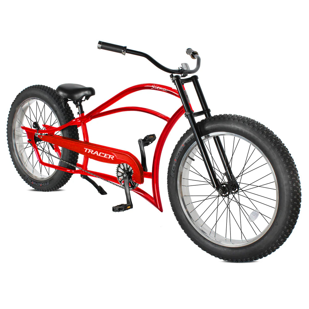 Tracer Siena 26" Chopper Stretch Cruiser Bike, 1-Speed/7-Speed, Various Colors - Chico USA, Inc.